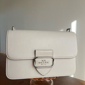 Coach Morgan Square Crossbody White